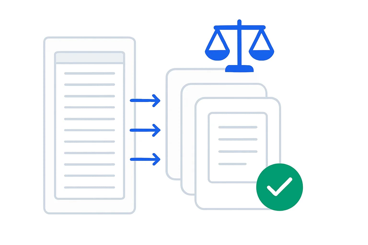 Abstract illustration of agent activity events from multiple tools converging into a single reviewable audit timeline