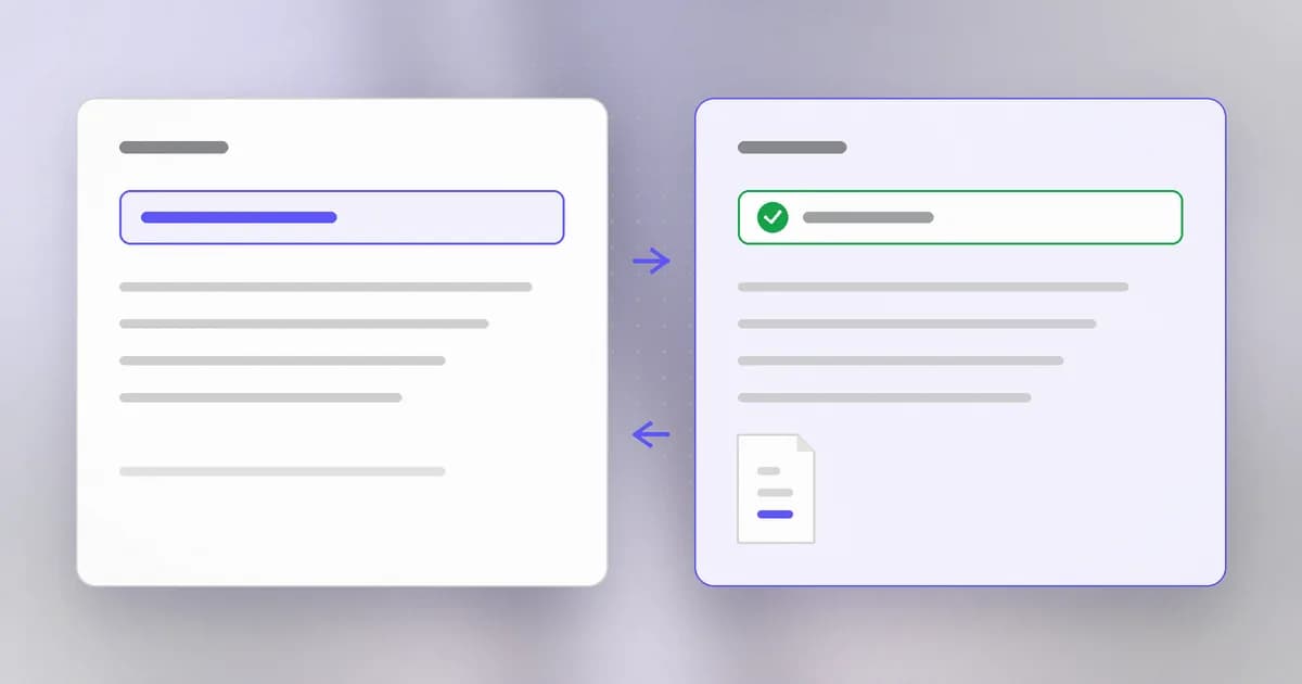 A request note travelling to a server and a reply with a status badge coming back
