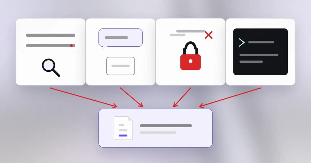 Four doors into a project, each labelled by a symbol for a lookalike name, an invented name, a hijacked publisher and an install script