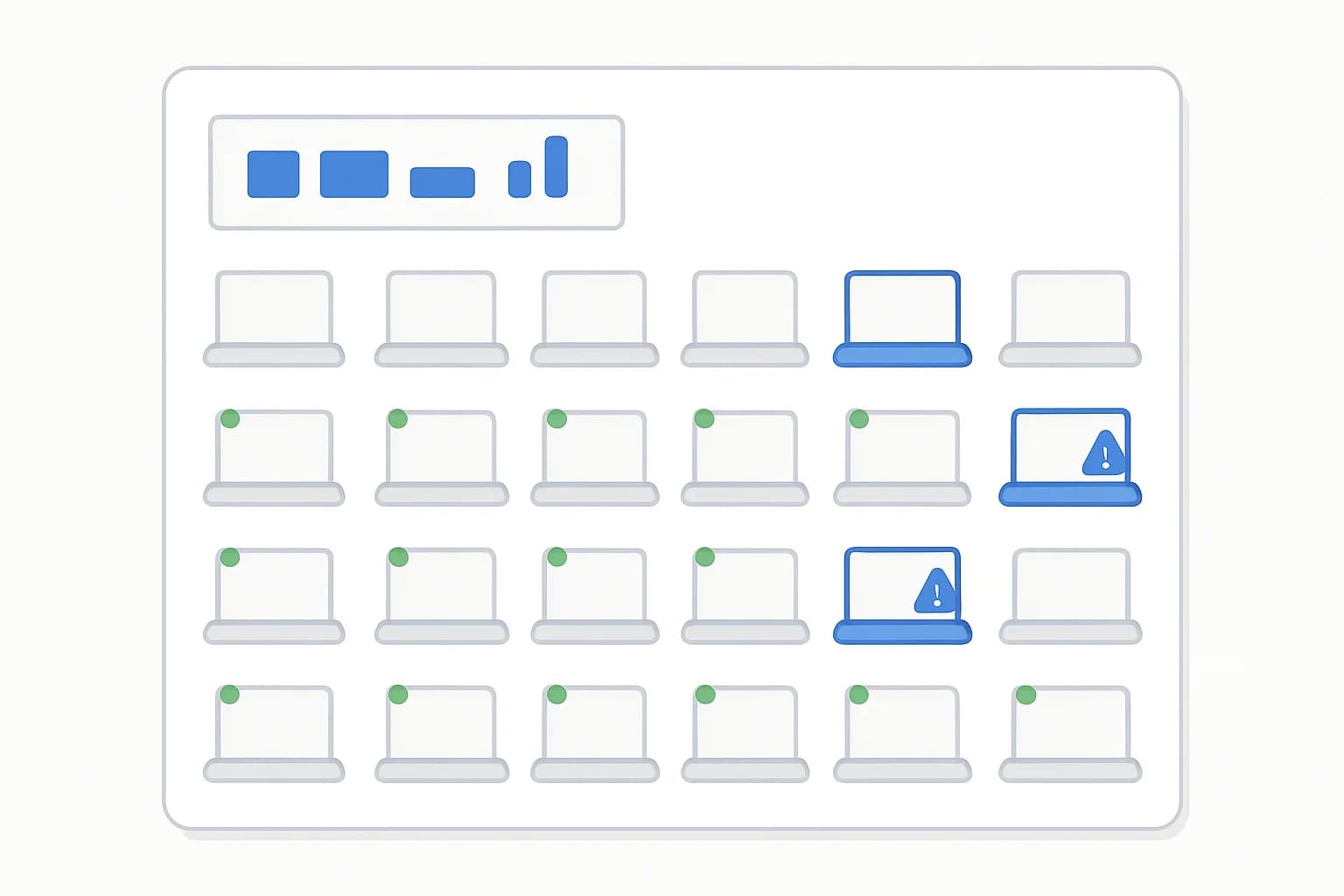 A security engineer reviewing flagged AI agent actions from several developer machines in a single normalized activity log